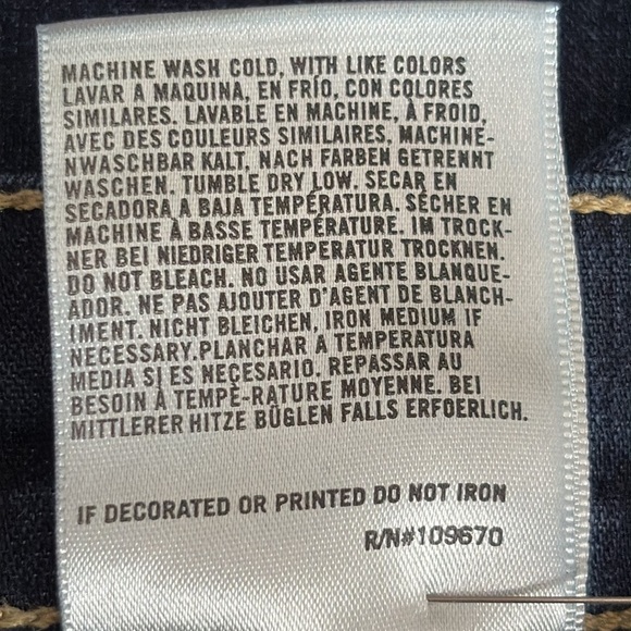 Citizens of Humanity Kelly Low Rise Boot Cut Raw Hem Jeans Dark Wash - Size 30 - Picture 9 of 10